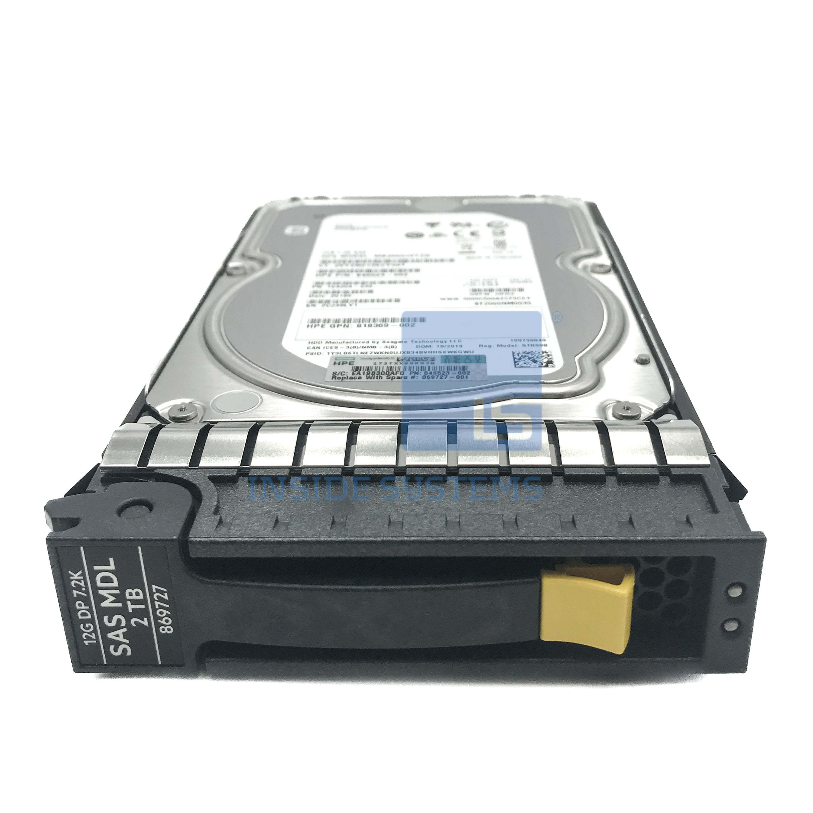 846523-002-StoreOnce - StoreOnce 2TB 7.2K 12G SAS 3.5" HDD 3 846523-002-StoreOnce - StoreOnce 2TB 7.2K 12G SAS 3.5" HDD - Image 2