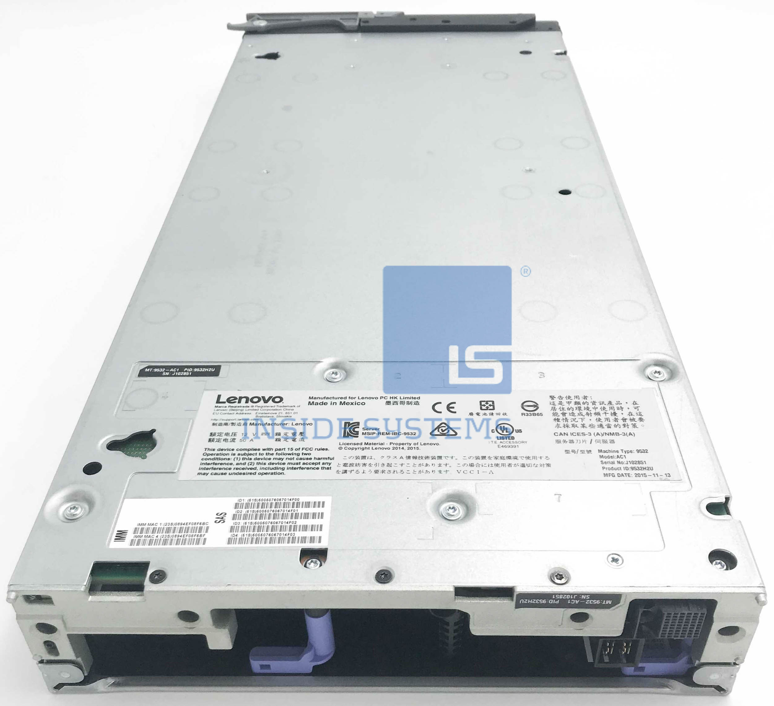 9532-AC1 - Flex x240 M5 Compute Node 3 9532-AC1 - Flex x240 M5 Compute Node - Image 2