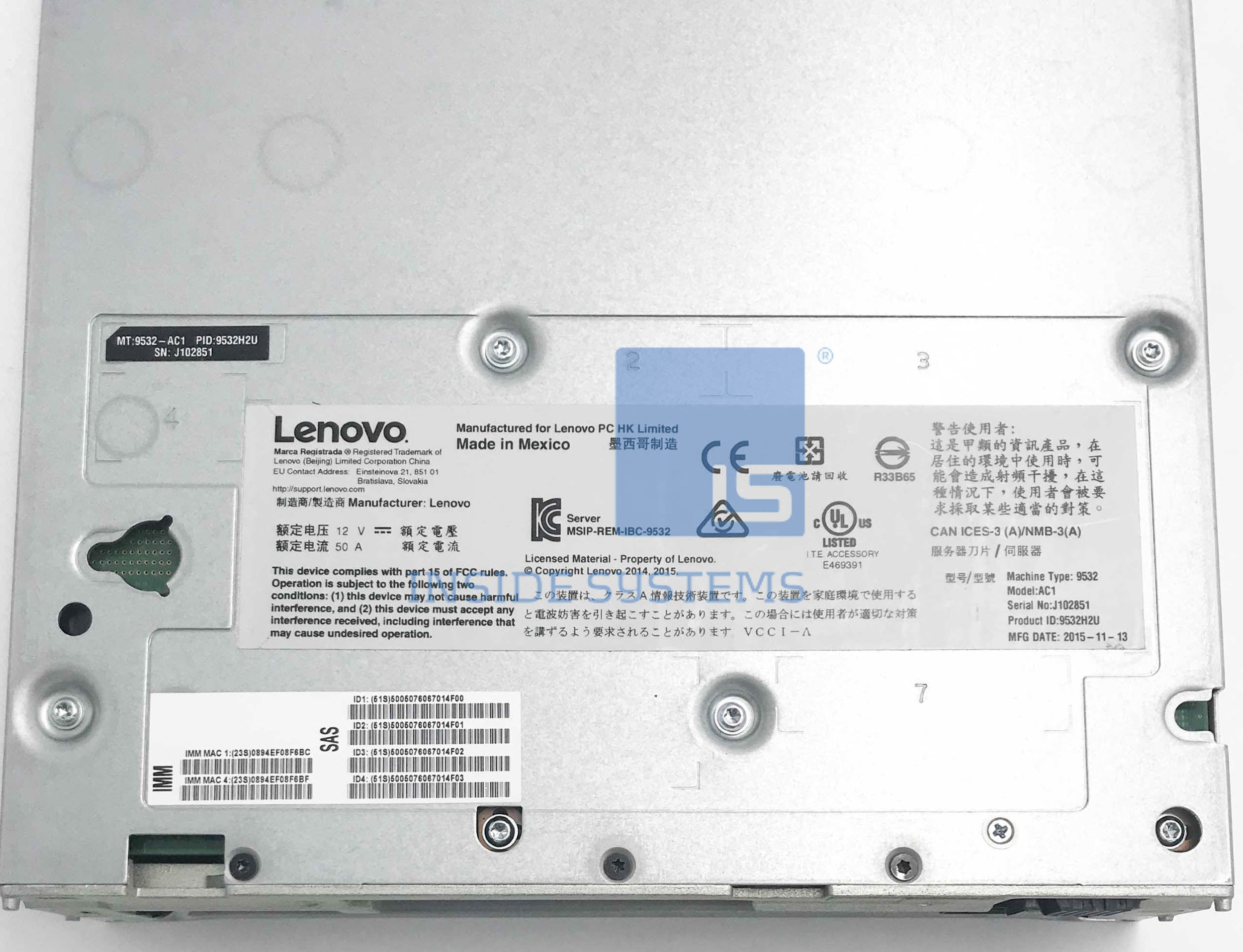 9532-AC1 - Flex x240 M5 Compute Node 4 9532-AC1 - Flex x240 M5 Compute Node - Image 3