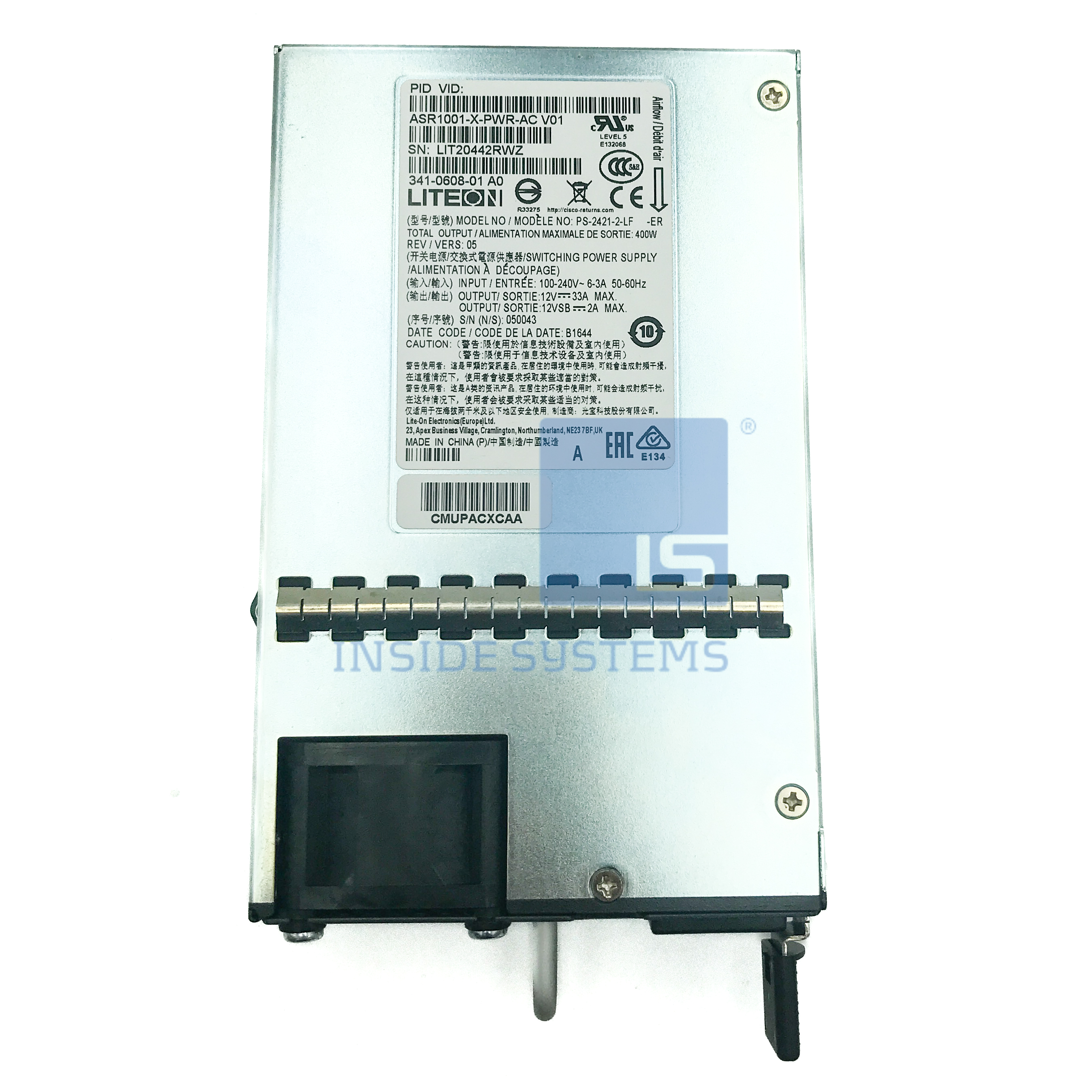 ASR1001 X PWR AC A 1