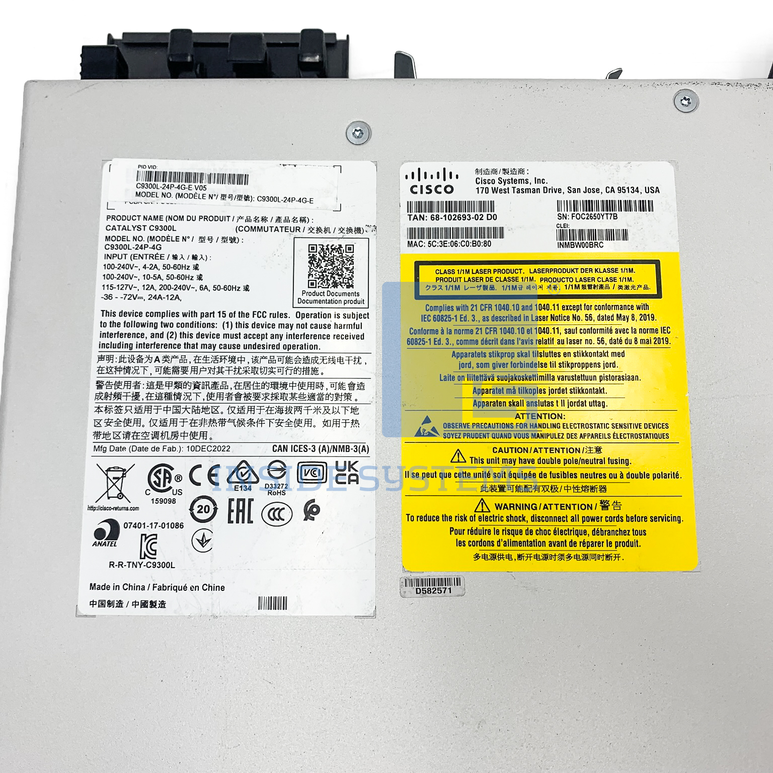 C9300L-24P-4G-E - 9300L 24GE PoE+ 505W 4SFP Ess - Image 2