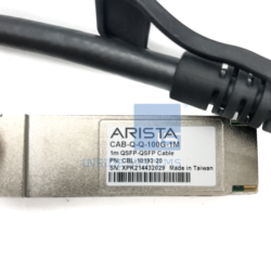 Alternative view of CAB-Q-Q100G-1M - Arista 100GBase-CR4 1M DAC Cable