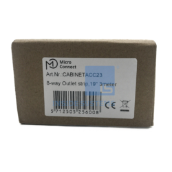 Alternative view of CABINETACC23-01 - 8-way Outlet strip, 19" 3meter 1U