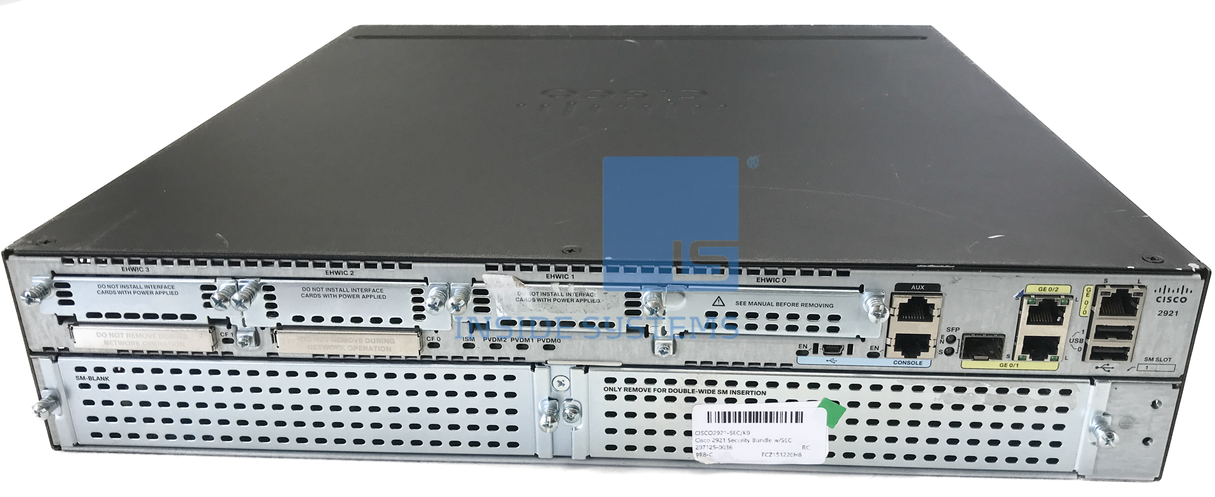 CISCO2921-SEC-K9 - Cisco 2921 ISR Security Bundle 4 CISCO2921-SEC-K9 - Cisco 2921 ISR Security Bundle - Image 2