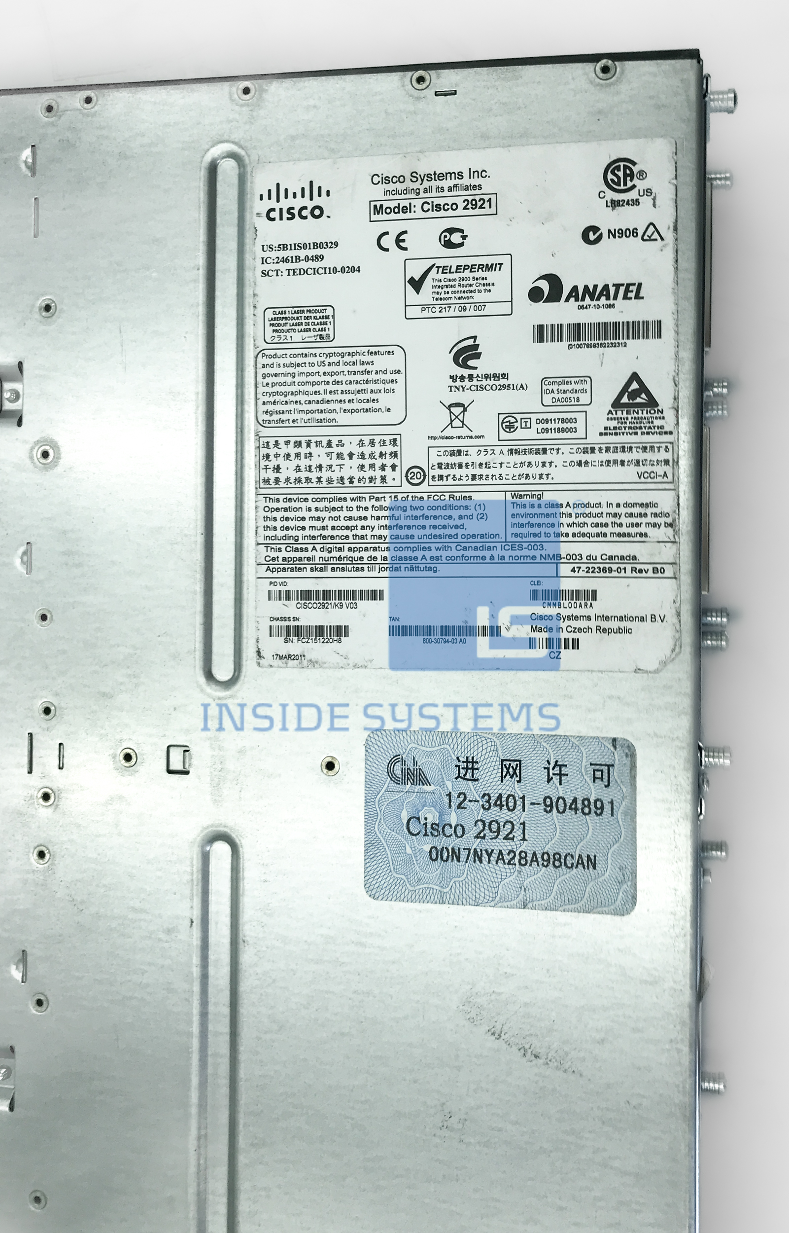 CISCO2921-SEC-K9 - Cisco 2921 ISR Security Bundle 5 CISCO2921-SEC-K9 - Cisco 2921 ISR Security Bundle - Image 3