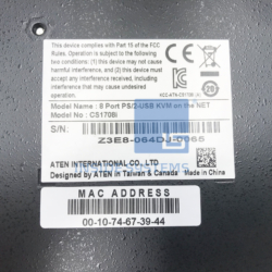 Alternative view of CS1708i - 8 Port PS/2-USB VGA KVM on the NET