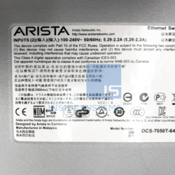 DCS-7050T-64-F - 7050T 48x10GE RJ45 4x40GE QSFP+ F-R Airf - Image 3