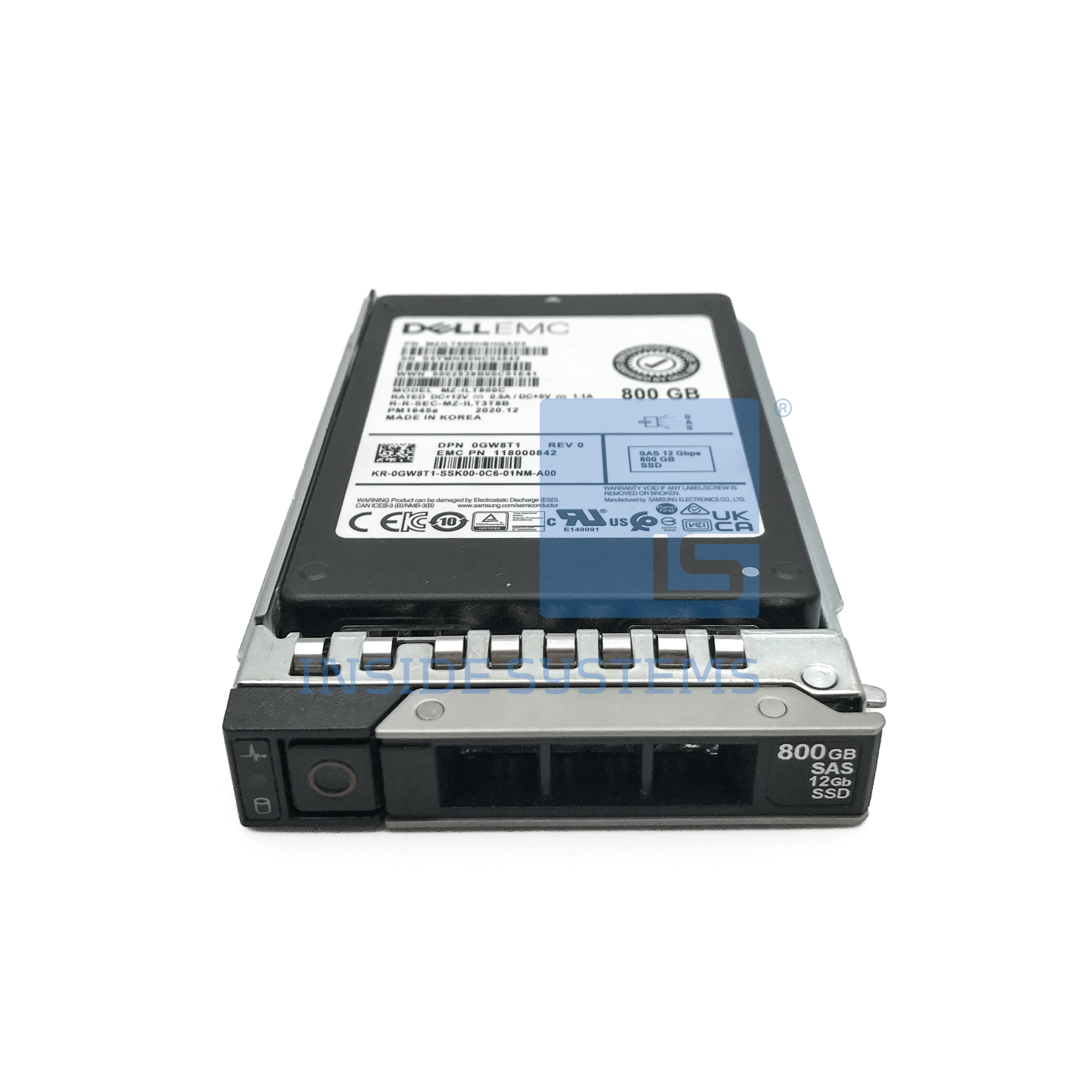 GW8T1 - DELL 800GB 12G 512e MU SAS 2.5" SSD - Image 2