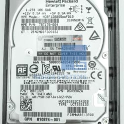 Alternative view of K2P85A - 3PAR 1.2TB 10K 12G SAS FIPS 2.5" HDD