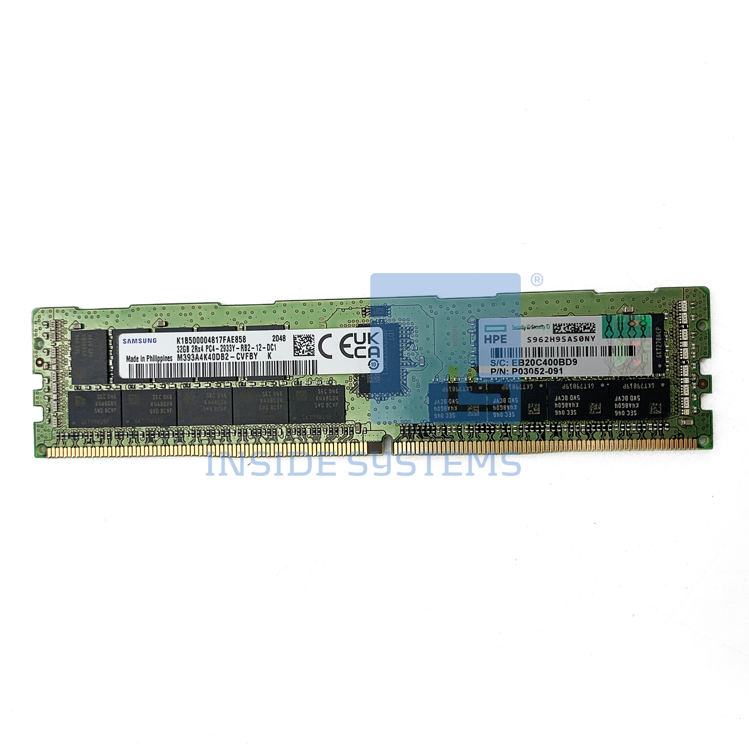 P03052-091 - 32GB 2Rx4 PC4-2933Y DDR4 Memory 3 P03052-091 - 32GB 2Rx4 PC4-2933Y DDR4 Memory