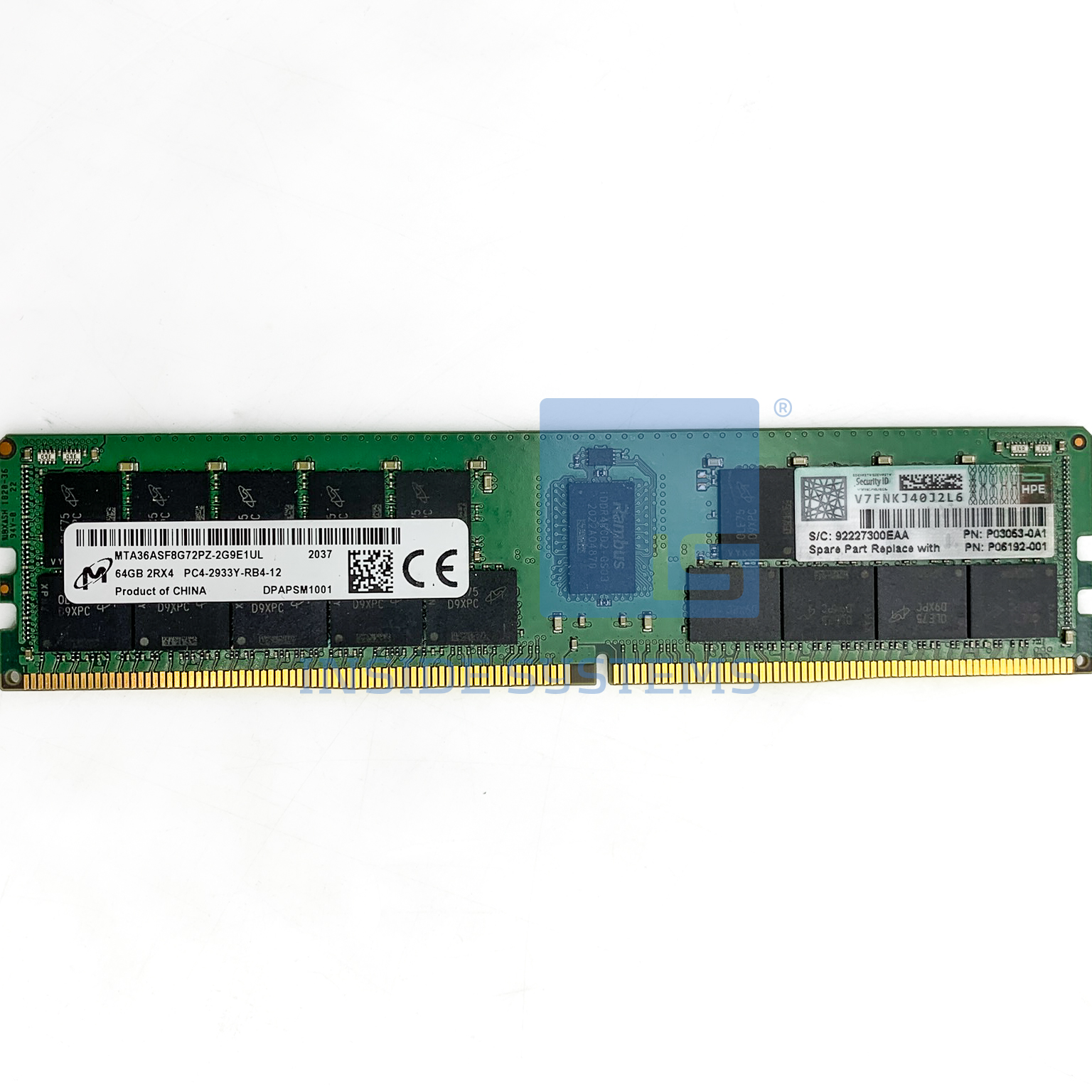 P06192-001-6 - 64GB 2Rx4 PC4-25600AA-R 3200Mhz