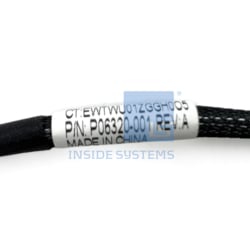 Alternative view of P06320-001 - Mini SAS to 4x SATA + Power Cable