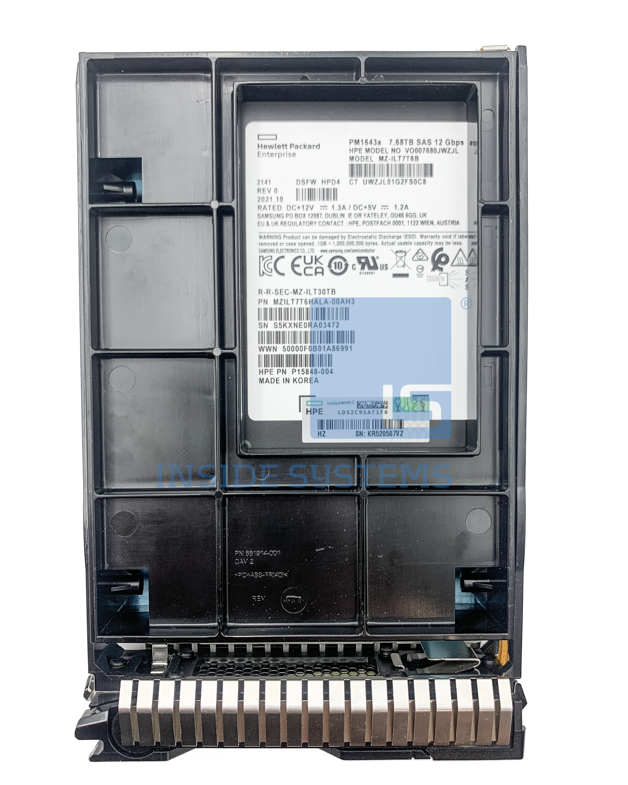 P23341-001 - 7.68TB 12G RI SCC SAS 3.5" SSD