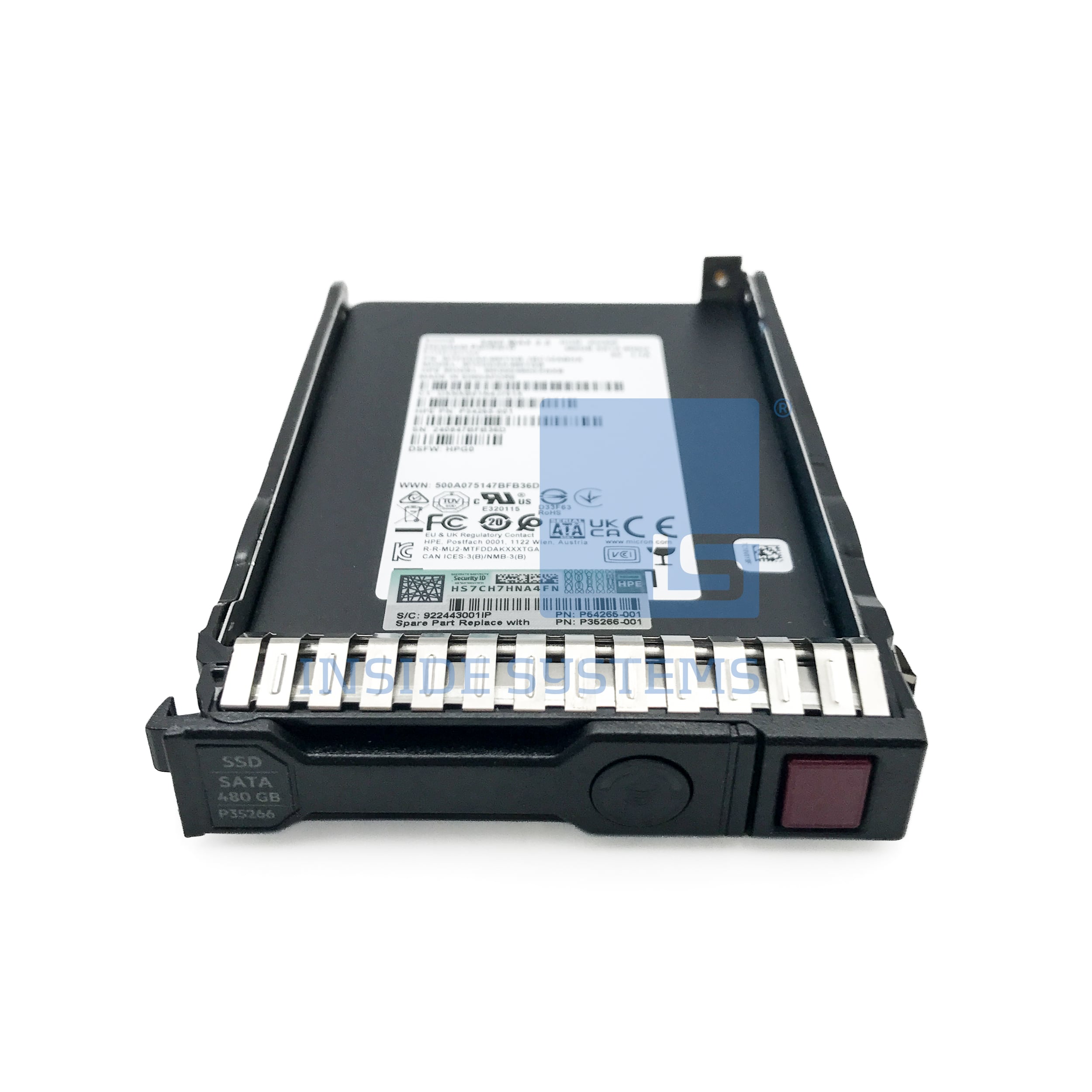 P35221-B21 - 480GB 6G MU MV SC SATA 2.5" SSD - Image 2