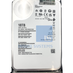 P38440-001 - 18TB 7.2K 6G BC MV ISE LP SATA 3.5" HDD