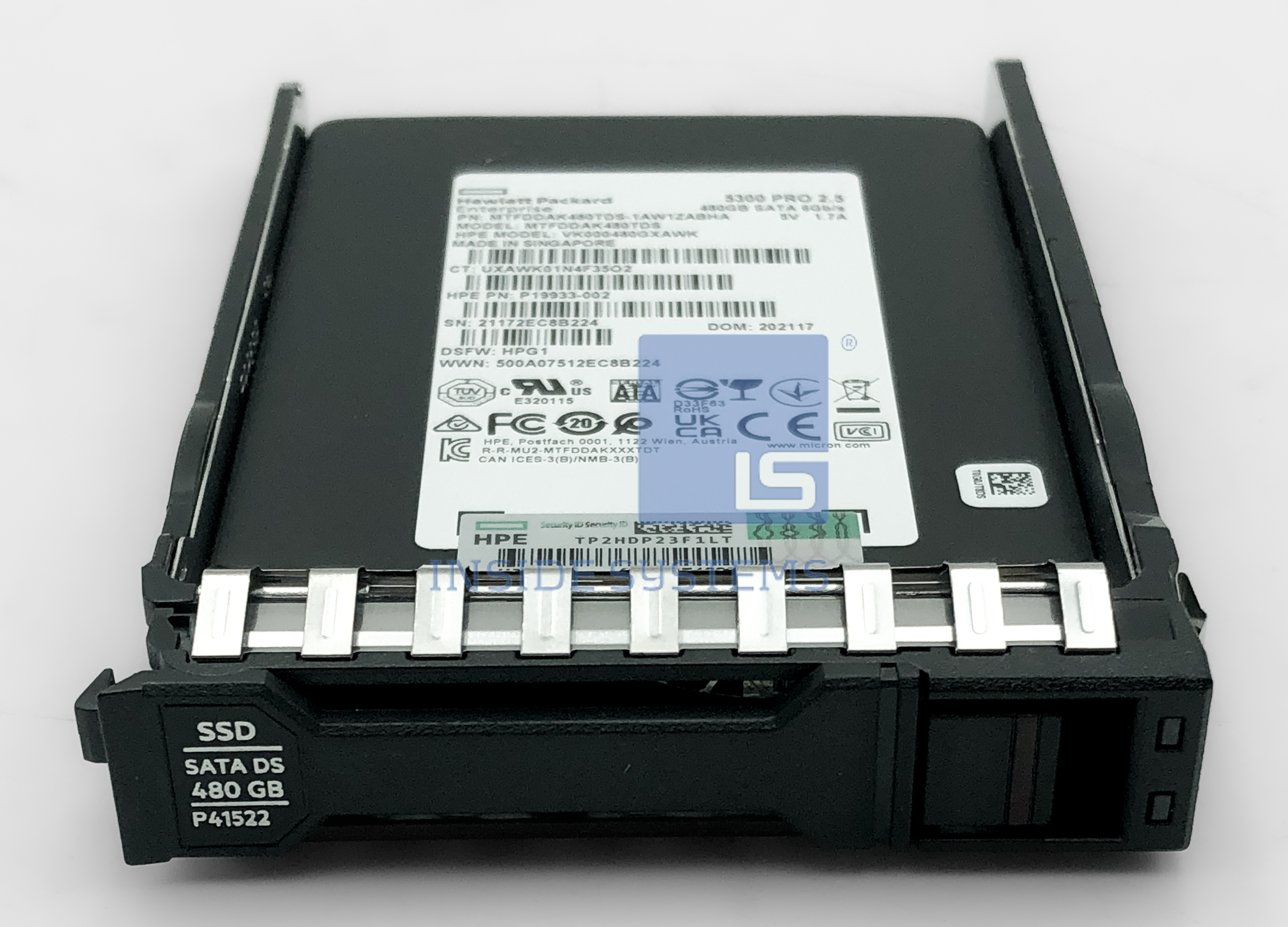 P41522-001 - 480GB 6G RI MV BC SATA 2.5" SSD 5 P41522-001 - 480GB 6G RI MV BC SATA 2.5" SSD - Image 3