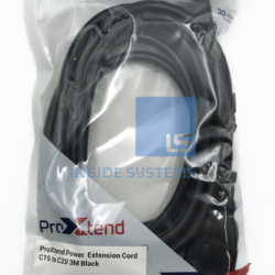 PC-C19C20-003-01 - ProXtend C19 To C20 Cord 3M Black