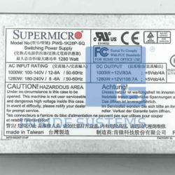 PWS-1K28P-SQ - Supermicro 1280W Power Supply - Image 2