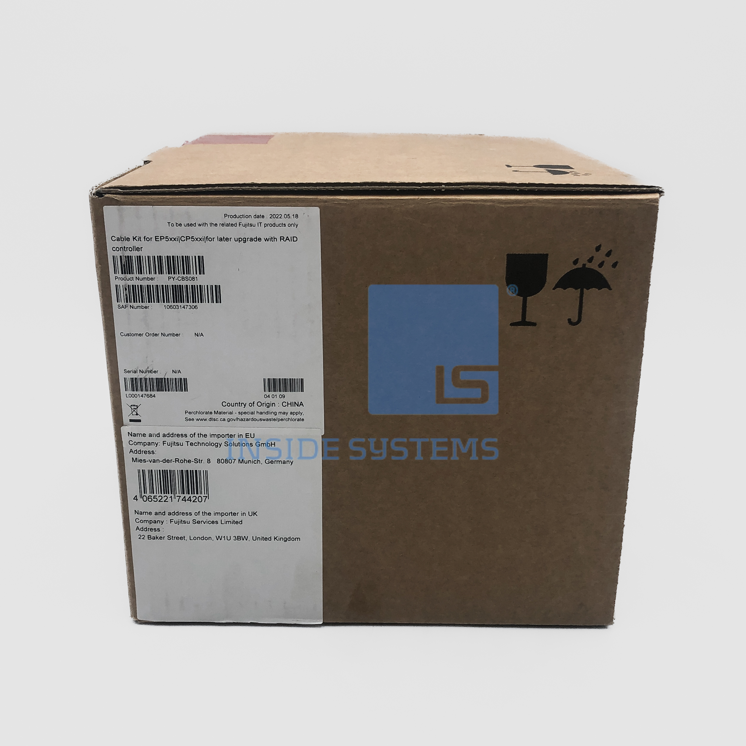 PY-CBS081-02 - Fujitsu Cable Kit For Raid EP5xxi/CP5xxi 3 PY-CBS081-02 - Fujitsu Cable Kit For Raid EP5xxi/CP5xxi - Image 2