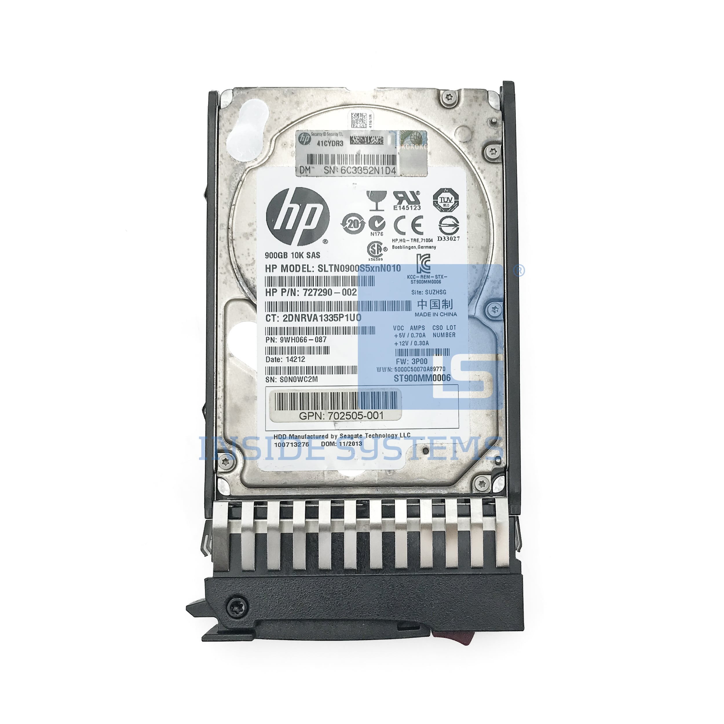 Q1H47A - MSA 900GB 15K 12G SAS 2.5" HDD