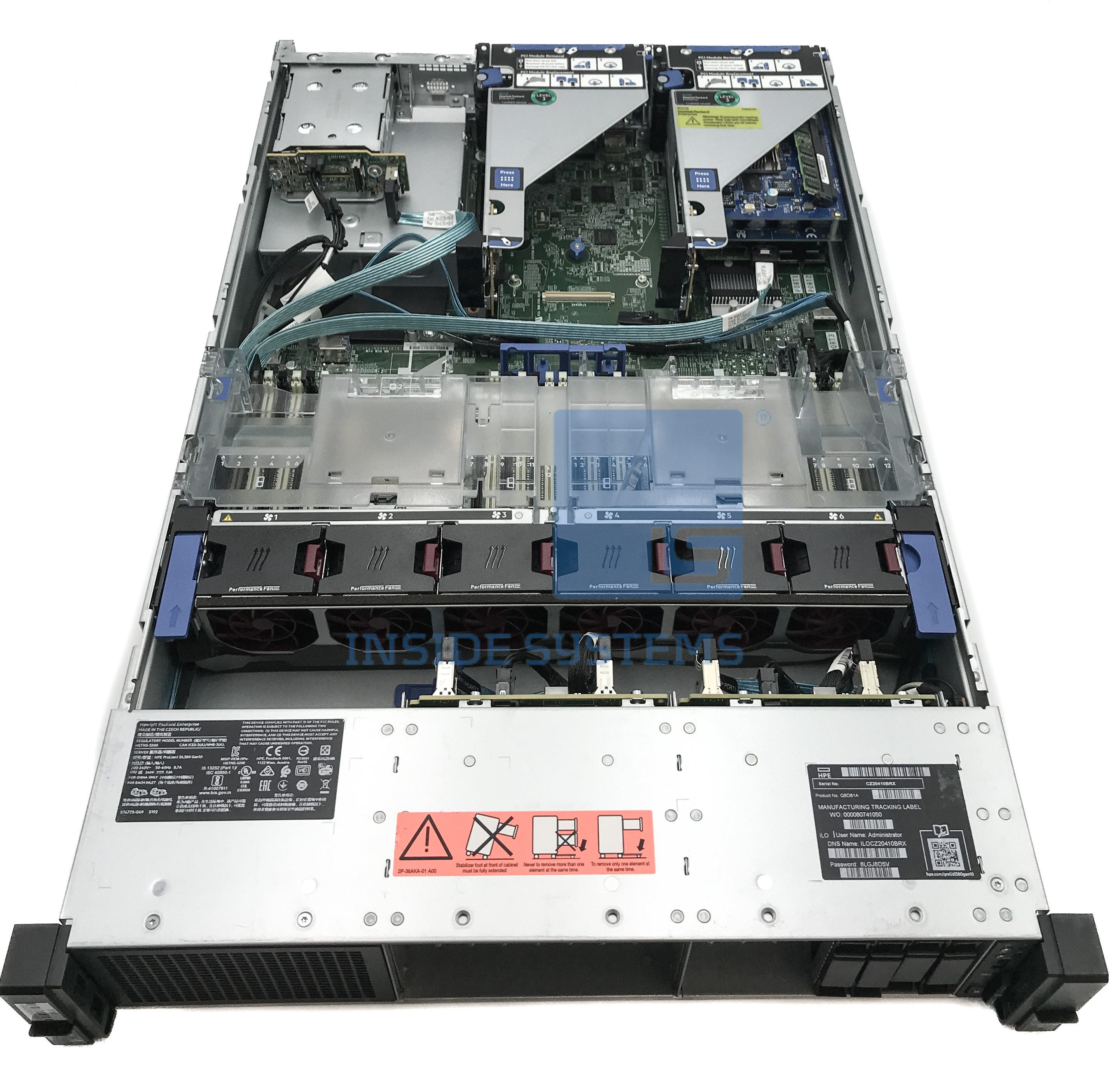 Q8D81A-16SFF - Simplivity 380 Gen10 Node Base Server 2 Q8D81A-16SFF - Simplivity 380 Gen10 Node Base Server - Image 2