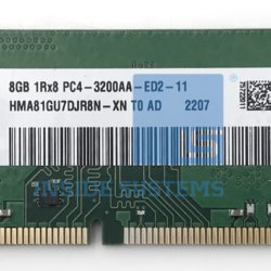 R8H4H - DELL 8GB 1Rx8 3200MHz DDR4 UDIMM