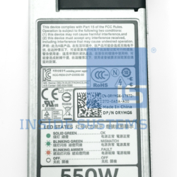 RYMG6 - 550W POWER SUPPLY PowerEdge - Image 2