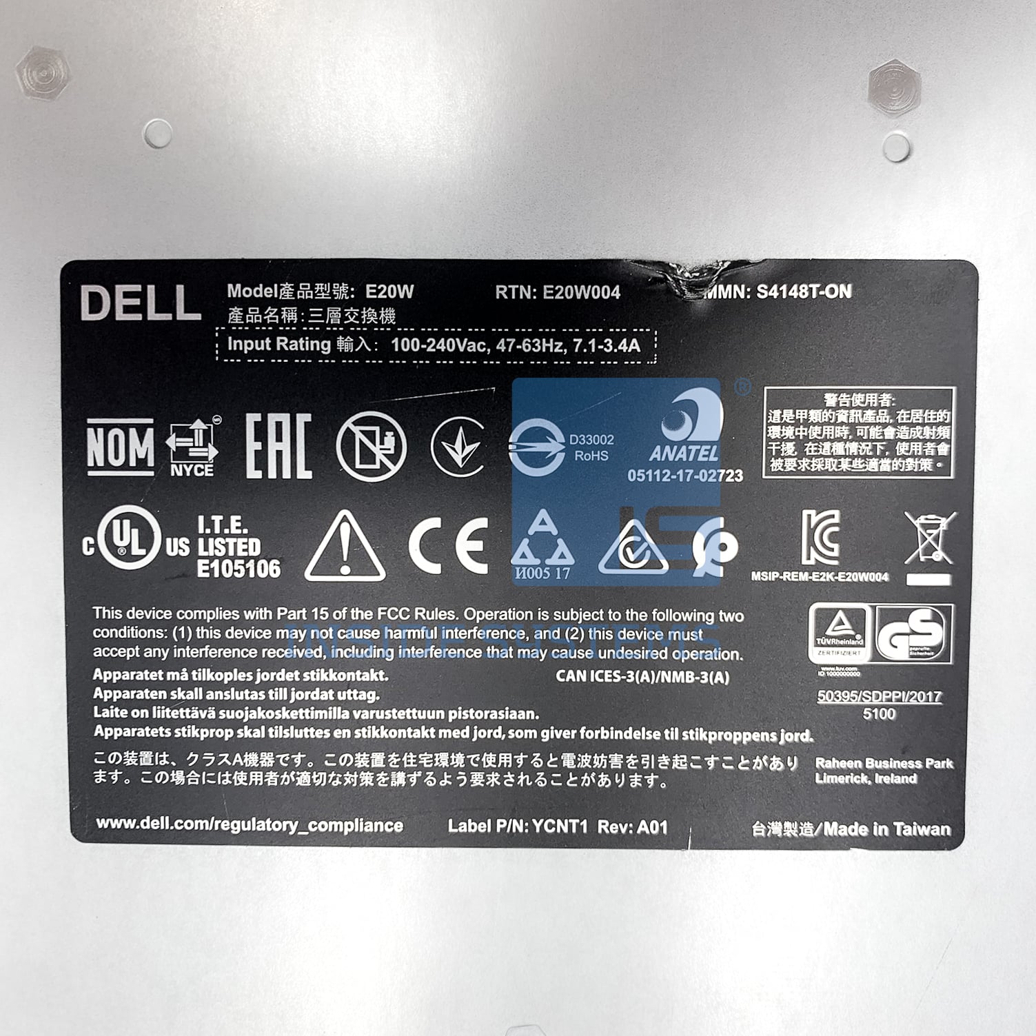S4148T-ON-05 - DELL S4148T-ON 48x10GB RJ45 Switch NO OS - Image 3