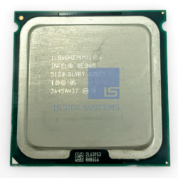 Alternative view of SL9RY - XEON DC 5120 1.86GHZ 4MB/1066 CPU