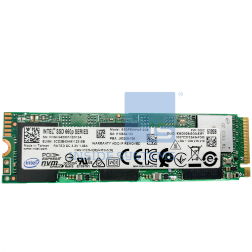 Intel SSDPEKNW512G8H 512GB NVMe SSD 本体 Intel SSDPEKNW512G8H