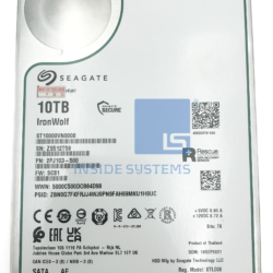 ST10000VN0008 - Seagate IronWolf 10TB 7.2K 3.5" SATA HDD