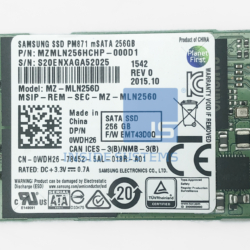 WDH26 - DELL 256GB 6G mSATA SSD